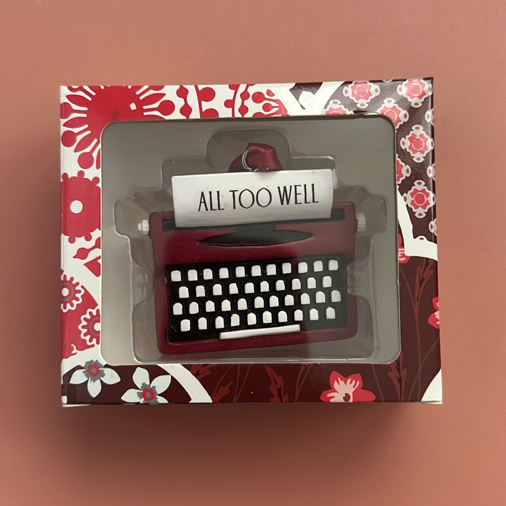 Taylor Swift All Too Well Typewriter Ornament